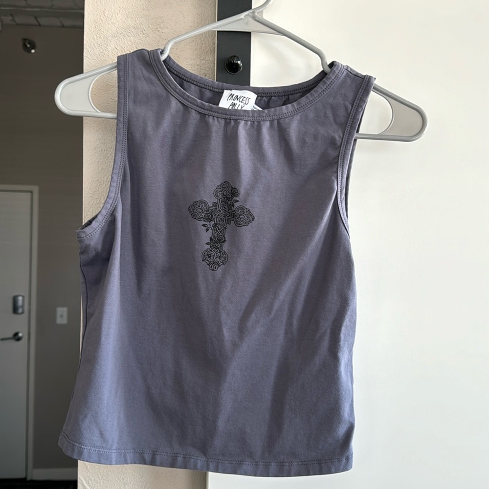 Grey princess Polly tank top